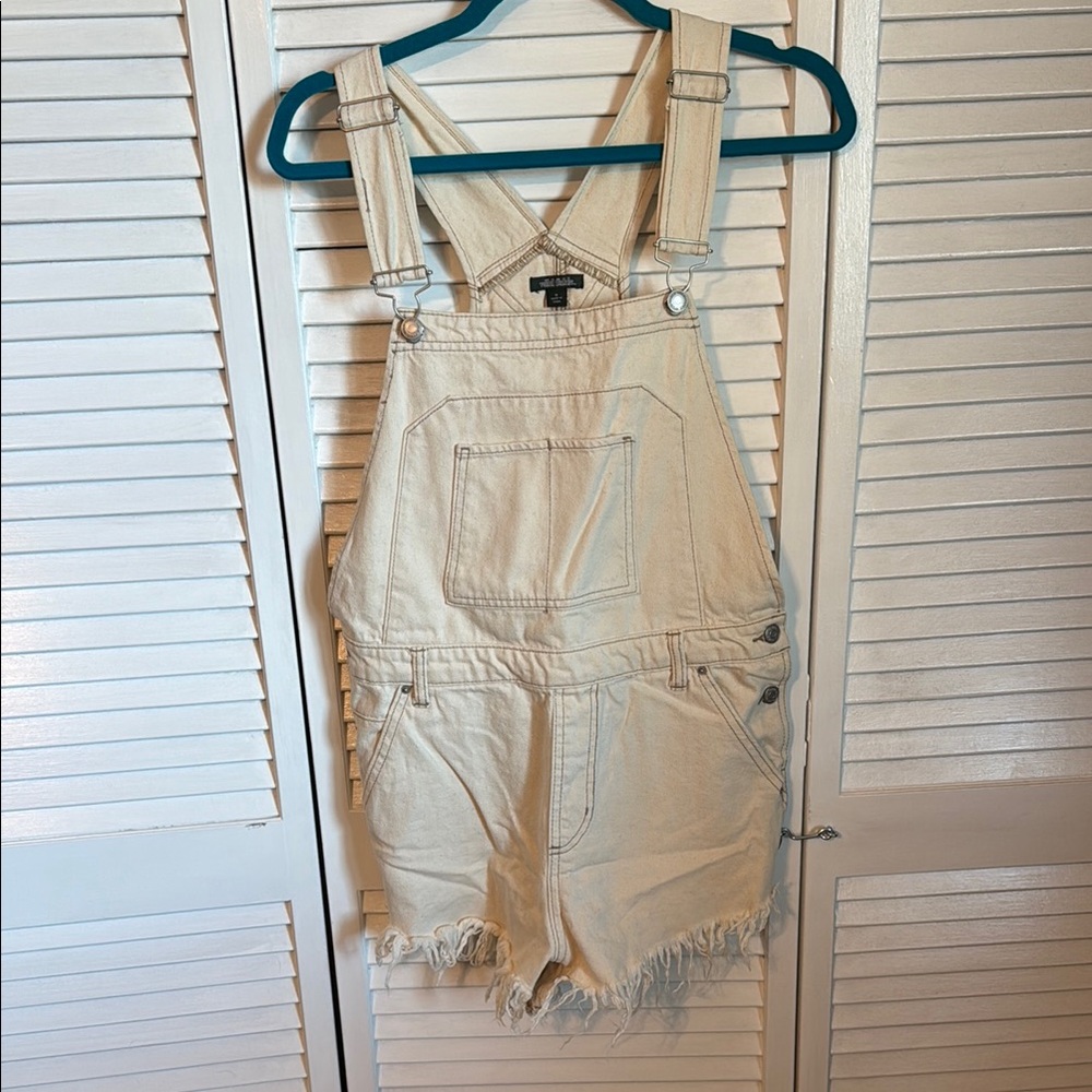 Wild fable Cream Denim Overalls